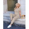 Ekouaer Jumpsuits for Women Dressy Summer Romper Casual Spring Vacation Outfits 2026 One Piece Travel Clothes(Beige)