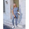 Ekouaer Jumpsuits for Women Dressy Summer Romper Casual Spring Vacation Outfits 2026 One Piece Travel Clothes(Blue)