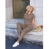 Ekouaer Jumpsuits for Women Dressy Summer Romper Casual Spring Vacation Outfits 2026 One Piece Travel Clothes(Coffee)