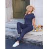 Ekouaer Jumpsuits for Women Dressy Summer Romper Casual Spring Vacation Outfits 2026 One Piece Travel Clothes(Navy)