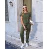 Ekouaer Jumpsuits for Women Dressy Summer Romper Casual Spring Vacation Outfits 2026 One Piece Travel Clothes(Olive)