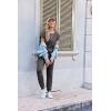 Ekouaer Jumpsuits for Women Dressy Summer Romper Ribbed Knit Casual Travel Outfits 2026 Vacation Beach Clothes(Grey)