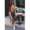 Ekouaer Jumpsuits for Women Dressy Summer Romper Ribbed Knit Casual Travel Outfits 2026 Vacation Beach Clothes(Grey)