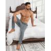 Ekouaer Men’s Pajama Pants Ultra Lightweight Pjs Bottoms Soft Sleep Jogger Pants with Pocket Drawstring(Light Grey)