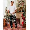 Ekouaer Men’s Pajama Pants Ultra Lightweight Pjs Bottoms Soft Sleep Jogger Pants with Pocket Drawstring(Xmas Light Bulbs)