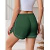 Ekouaer Pajama Shorts Women Soft Sleep Shorts Casual Lounge Shorts Cute High Waist Pajama Bottom Comfy Split Side Pj Bottom(Green)