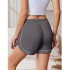 Ekouaer Pajama Shorts Women Soft Sleep Shorts Casual Lounge Shorts Cute High Waist Pajama Bottom Comfy Split Side Pj Bottom(Grey)