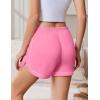 Ekouaer Pajama Shorts Women Soft Sleep Shorts Casual Lounge Shorts Cute High Waist Pajama Bottom Comfy Split Side Pj Bottom(Pink)