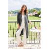 Ekouaer Robes for Women Long Waffle Knit Bathrobe Lightweight Kimono Robe Soft Shawl Collar Spa Robes with Pockets S-XXL(Dark Gray/Small Waffle)