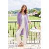 Ekouaer Robes for Women Long Waffle Knit Bathrobe Lightweight Kimono Robe Soft Shawl Collar Spa Robes with Pockets S-XXL(Light Purple/Small Waffle)