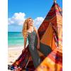 Ekouaer Women Jumpsuits Casual Boho Overalls Sleeveless Spaghetti Strap Long Pants Romper with Pockets(Dark Grey)