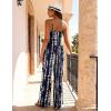 Ekouaer Women Jumpsuits Casual Boho Overalls Sleeveless Spaghetti Strap Long Pants Romper with Pockets(Tie Dye Black White)