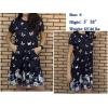 Ekouaer Women Robes Lightweight House Coat Short Sleeve Floral Print Mumu House Dresses with Pockets Zipper Nightgowns(Black White Butterfly)