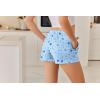 Ekouaer Womens 2 Pack Pajama Shorts Comfy Lounge Bottom Y2k Printed Sleep Short with Pockets Pj Bottoms S-XXL(Grey Star/Blue Star)