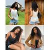 Ekouaer Womens 2-Pack Silk Satin Camisole Tank Top V Neck Sexy Cross Back Spaghetti Strap Cami Sleeveless Lounge Tops S-XXL(Black+white)