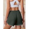 Ekouaer Women’s Pajama Shorts Elastic Waist Sleep Shorts Stylish Lounge Shorts Casual Comfy Sweat Shorts(Army Green)