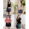 Ekouaer Women’s Pajama Shorts Elastic Waist Sleep Shorts Stylish Lounge Shorts Casual Comfy Sweat Shorts(Butterfly)