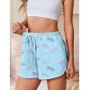 Ekouaer Women’s Pajama Shorts Elastic Waist Sleep Shorts Stylish Lounge Shorts Casual Comfy Sweat Shorts(Coffee Cup)