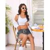 Ekouaer Women’s Pajama Shorts Elastic Waist Sleep Shorts Stylish Lounge Shorts Casual Comfy Sweat Shorts(Grey)