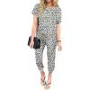 Ekouaer Jumpsuits for Women Dressy Summer Romper Casual Spring Vacation Outfits 2026 One Piece Travel Clothes(Floral 366)