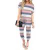 Ekouaer Jumpsuits for Women Dressy Summer Romper Casual Spring Vacation Outfits 2026 One Piece Travel Clothes(Floral 669)