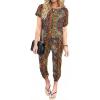 Ekouaer Jumpsuits for Women Dressy Summer Romper Casual Spring Vacation Outfits 2026 One Piece Travel Clothes(Floral 721)