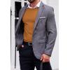 Ekouaer Men’s Long Sleeve Shirts Ribbed Pullover Tees Sim Fit Thermal Tops Crew Neck Stretchy Undershirts S-3XL(Light Brown)