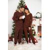Ekouaer Pajamas for Couple Matching Pjs Long Sleeve Plaid Sleepwear Soft Loungewear with Pockets S-XXL(Pattern7_caramel Plaid)
