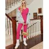 Ekouaer Womens Thermal Underwear Sets Long Johns Long Sleeve Base Layer Pajama Top and Leggings Set Cold Weather S-XXL(Rose Red)