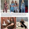 Ekouaer 2 Pack Women’s Capri Pajama Sets Short Sleeve Two-Piece Pjs V Neck Tops & Pants Printed Lounge Sets S-3XL(Gp14)