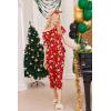 Ekouaer 2 Pack Women’s Capri Pajama Sets Short Sleeve Two-Piece Pjs V Neck Tops & Pants Printed Lounge Sets S-3XL(Gp19)