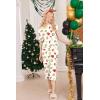 Ekouaer 2 Pack Women’s Capri Pajama Sets Short Sleeve Two-Piece Pjs V Neck Tops & Pants Printed Lounge Sets S-3XL(Gp20)
