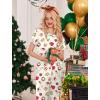Ekouaer 2 Pack Women’s Capri Pajama Sets Short Sleeve Two-Piece Pjs V Neck Tops & Pants Printed Lounge Sets S-3XL(Gp20)
