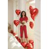 Ekouaer 2 Pack Women’s Capri Pajama Sets Short Sleeve Two-Piece Pjs V Neck Tops & Pants Printed Lounge Sets S-3XL(Gp23)