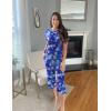 Ekouaer 2 Pack Women’s Capri Pajama Sets Short Sleeve Two-Piece Pjs V Neck Tops & Pants Printed Lounge Sets S-3XL(Gp6)