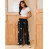 Ekouaer Pajama Pants for Women Soft Comfy Pajama Bottoms Casual Stretch Wide Leg Pants with Pockets(Planet)