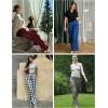 Ekouaer Pajama Pants for Women Soft Comfy Pajama Bottoms Casual Stretch Wide Leg Pants with Pockets(Planet)