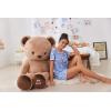 Ekouaer Pajama Set for Women 2 Piece Lounge Set Short Sleeve Tops and Shorts Soft Sleepwear, Chest Pocket(Teddy-blue Moon)