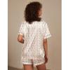 Ekouaer Silk Pajama for Women Short Sleeve Satin Pj Set Two Piece Soft Sleepwear Loungewear, S-XXL(Pink Flamingo)