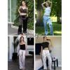 Ekouaer Womens Silk Satin Pajama Pants Soft Loose Lounge Pants Lightweight Elastic Waist Wide Leg Pj Bottoms with Pockets(White)