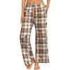 Brown Plaid Teddy