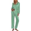 Green White Stripe