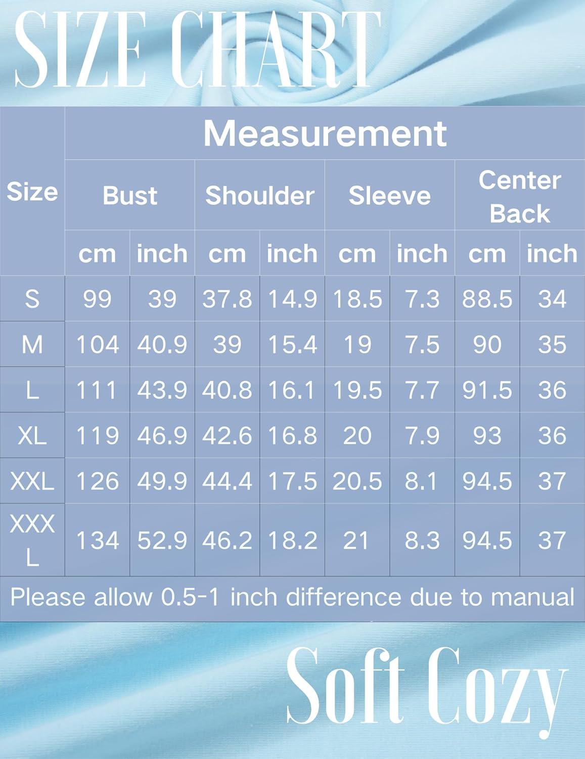 imageEkouaer Nightgowns for Women Button Down V Neck Sleepshirt Short Sleeve Nursing Dress SXXLLight Blue
