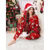 Ekouaer 2 Pack Womens Pajama Sets Long Sleeve Lounge Sets Soft Pj Sleepwear Loungewear(Christmas Print/Green Snowflakes)