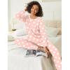 Ekouaer 2 Pack Womens Pajama Sets Long Sleeve Lounge Sets Soft Pj Sleepwear Loungewear(Pink Heart/ Navy Star)