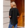 Ekouaer 4 Packs Women’s Maternity Shirts Short Sleeve Split Side Pregnancy Tee Tops Tunic Blouse Mama Clothes(4pcs Black / Brown / Floral 403 / Army Green)