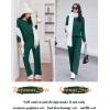 Ekouaer Lounge Sets for Women Comfy Ribbed Knit Pajamas Fall Long Sleeve Sleepwear 2 Piece Casual Loungewear,S-XXL(Dark Green)