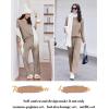 Ekouaer Lounge Sets for Women Comfy Ribbed Knit Pajamas Fall Long Sleeve Sleepwear 2 Piece Casual Loungewear,S-XXL(Tea Grey)