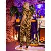Ekouaer Pajamas for Women Set 2 Piece Lounge Set Short Sleeve Pjs Joggers Long Pants Sleepwear with Pockets(Black Halloween)