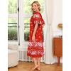 Ekouaer Women’s House Dress with Pockets(Christmas Print)